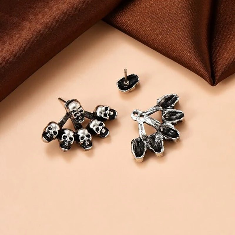 Skull Earrings Fashion Style Stud Earrings-Jewearrings