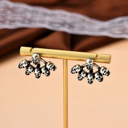 Skull Earrings Fashion Style Stud Earrings-Jewearrings