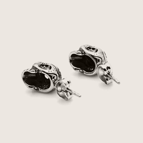 Skull Earrings Ghost Head Retro-Jewearrings