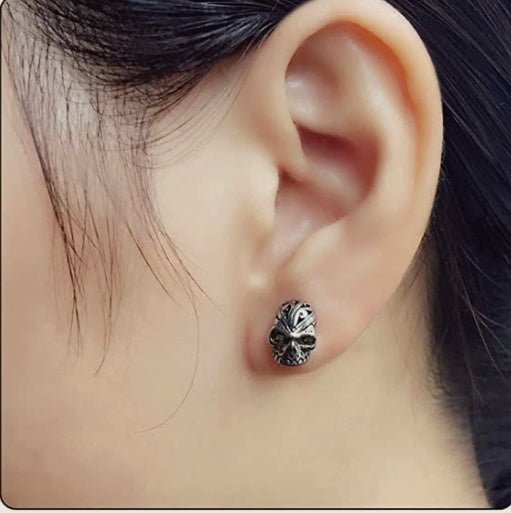 Skull Earrings Ghost Head Retro-Jewearrings