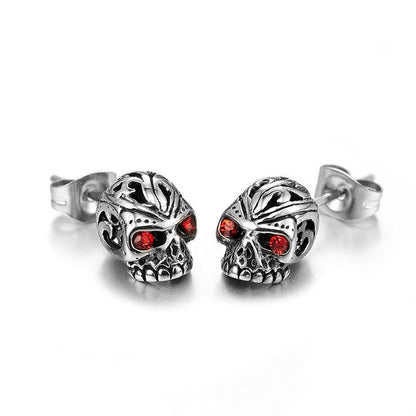 Skull Earrings Ghost Head Retro-Jewearrings