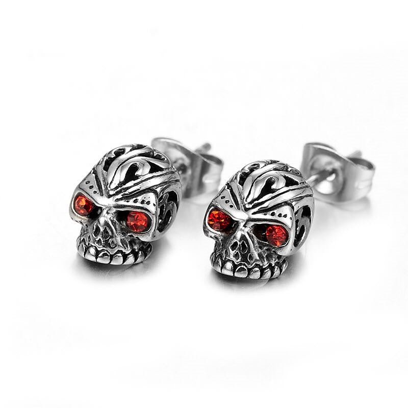 Skull Earrings Ghost Head Retro-Jewearrings