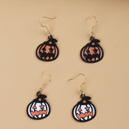 Skull Earrings Ghost Skull Ear Hook Holiday-Jewearrings