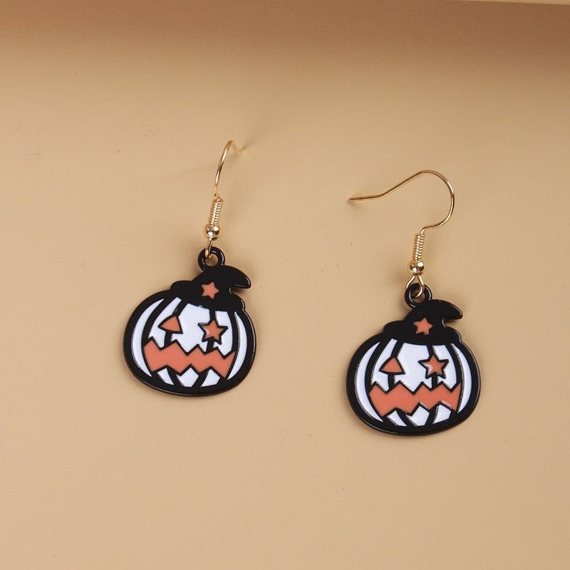 Skull Earrings Ghost Skull Ear Hook Holiday-Jewearrings