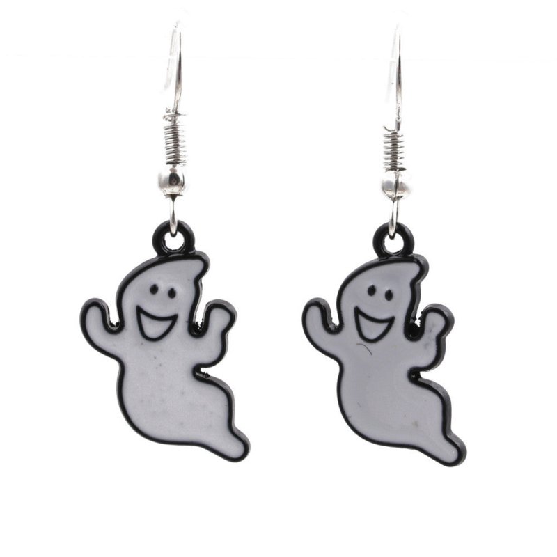 Skull Earrings Halloween Female Ghost-Jewearrings