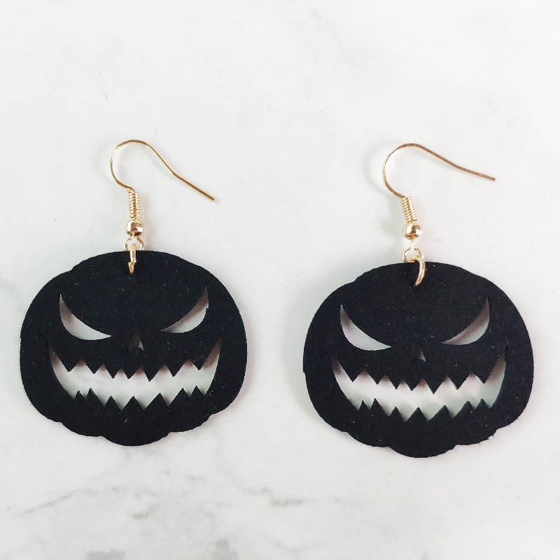 Skull Earrings Halloween Spider-Jewearrings