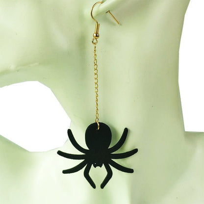 Skull Earrings Halloween Spider-Jewearrings