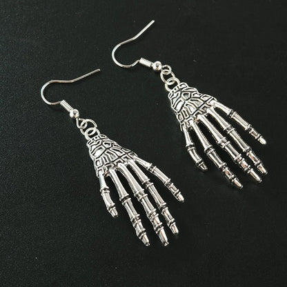 Skull Earrings Halloween Vintage Earrings-Jewearrings