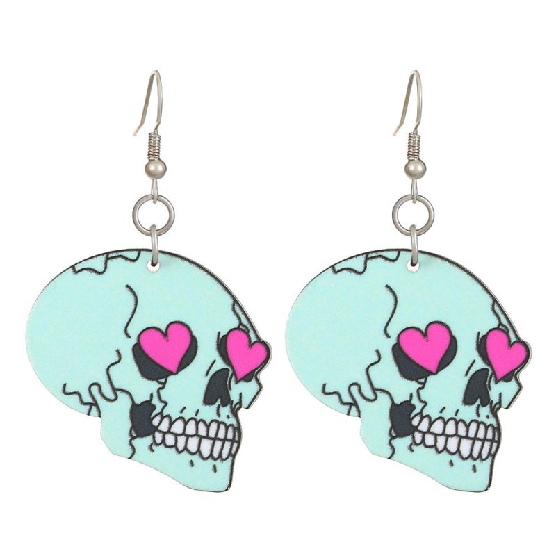 Skull Earrings Ins Dark Funny-Jewearrings