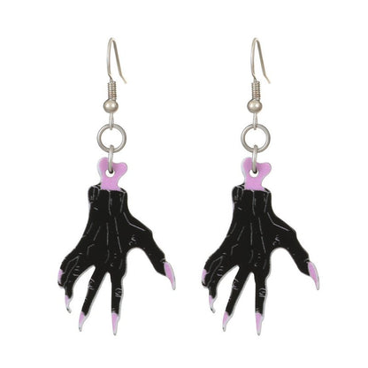 Skull Earrings Ins Dark Funny-Jewearrings