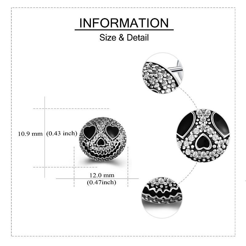 Skull Earrings Jack Skellington-Jewearrings