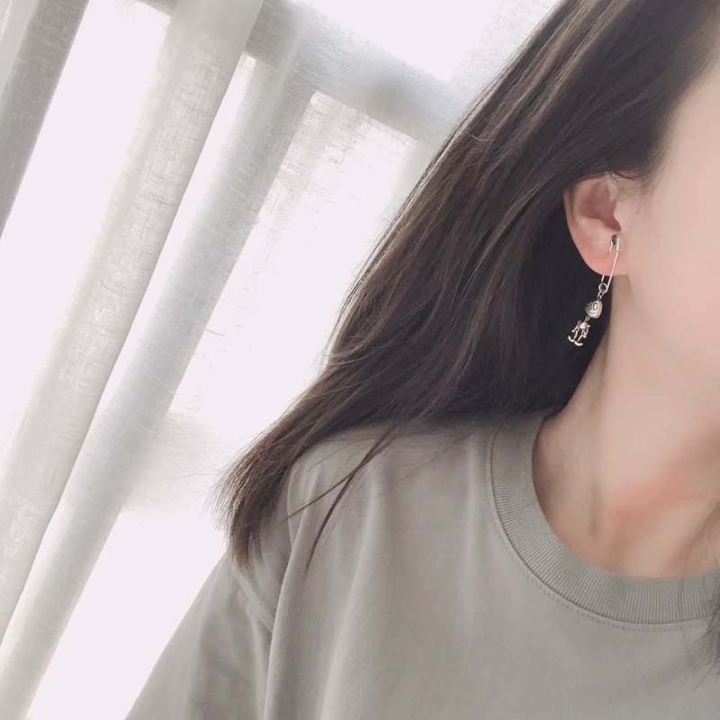 Skull Earrings Ladies Personality Design-Jewearrings