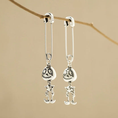 Skull Earrings Ladies Personality Design-Jewearrings