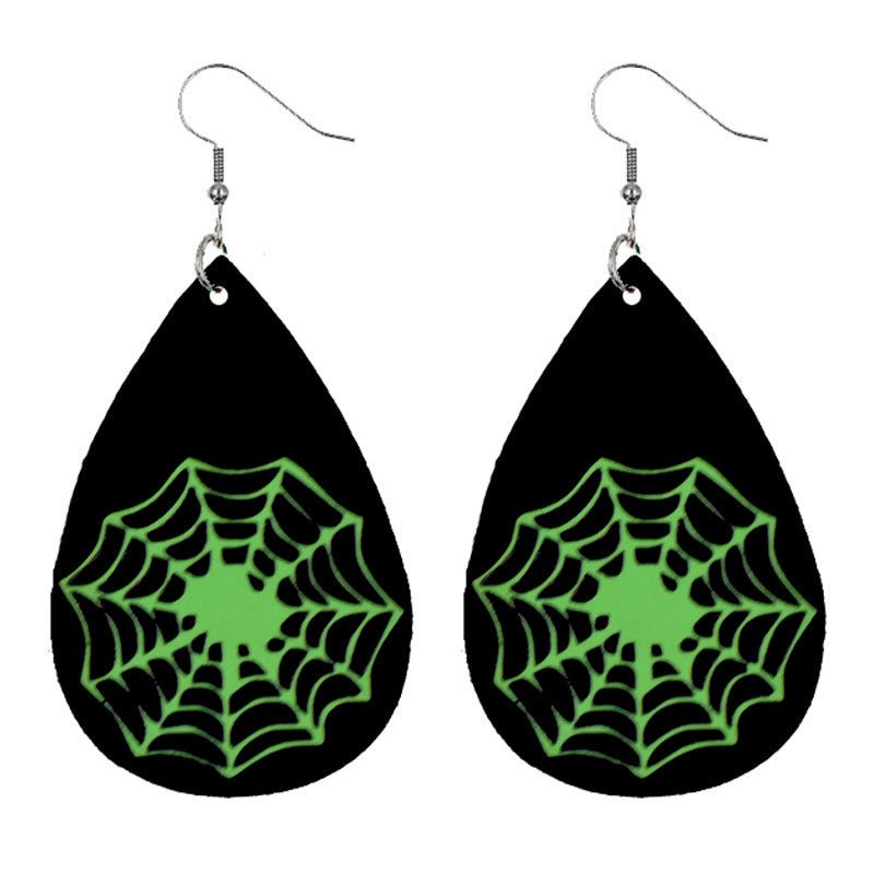 Skull Earrings Luminous Halloween-Jewearrings