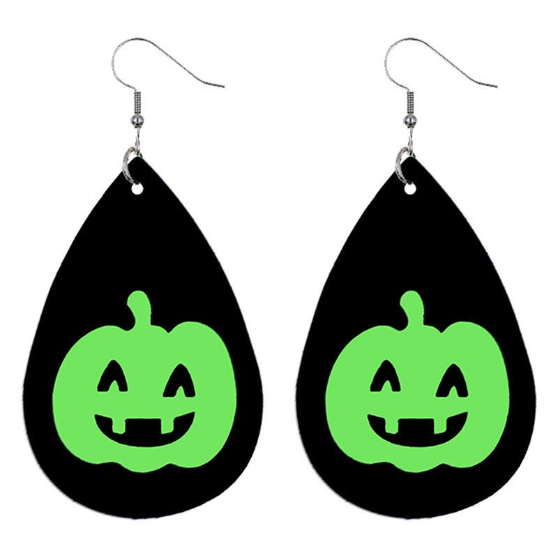 Skull Earrings Luminous Halloween-Jewearrings