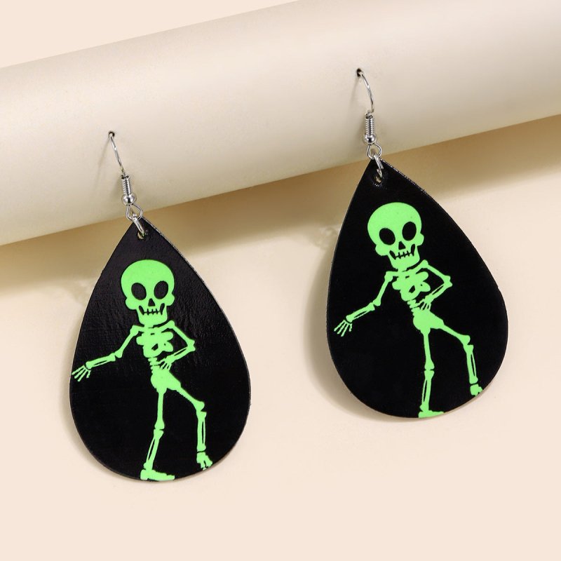 Skull Earrings Luminous Halloween-Jewearrings