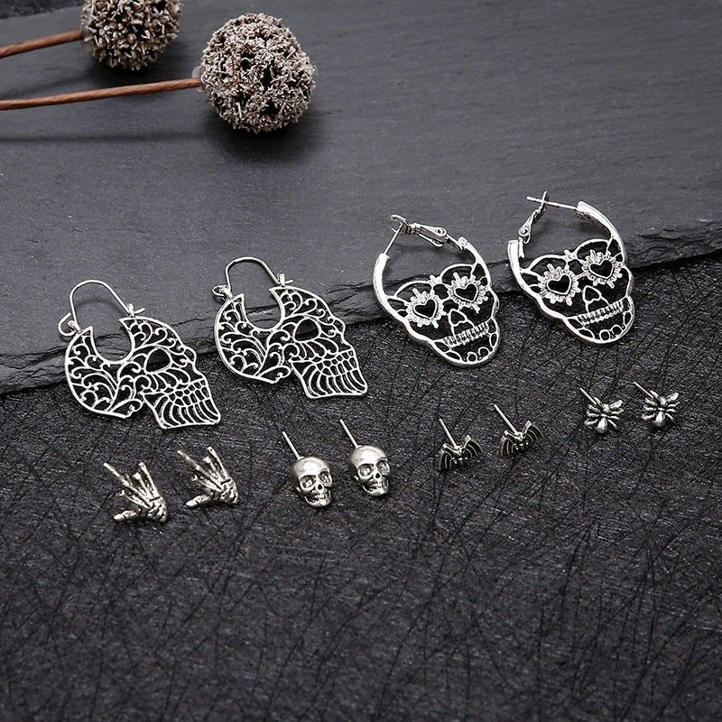 Skull Earrings Mask Fashion-Jewearrings