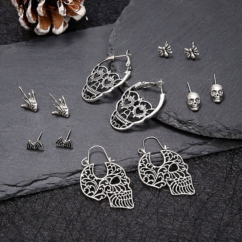 Skull Earrings Mask Fashion-Jewearrings