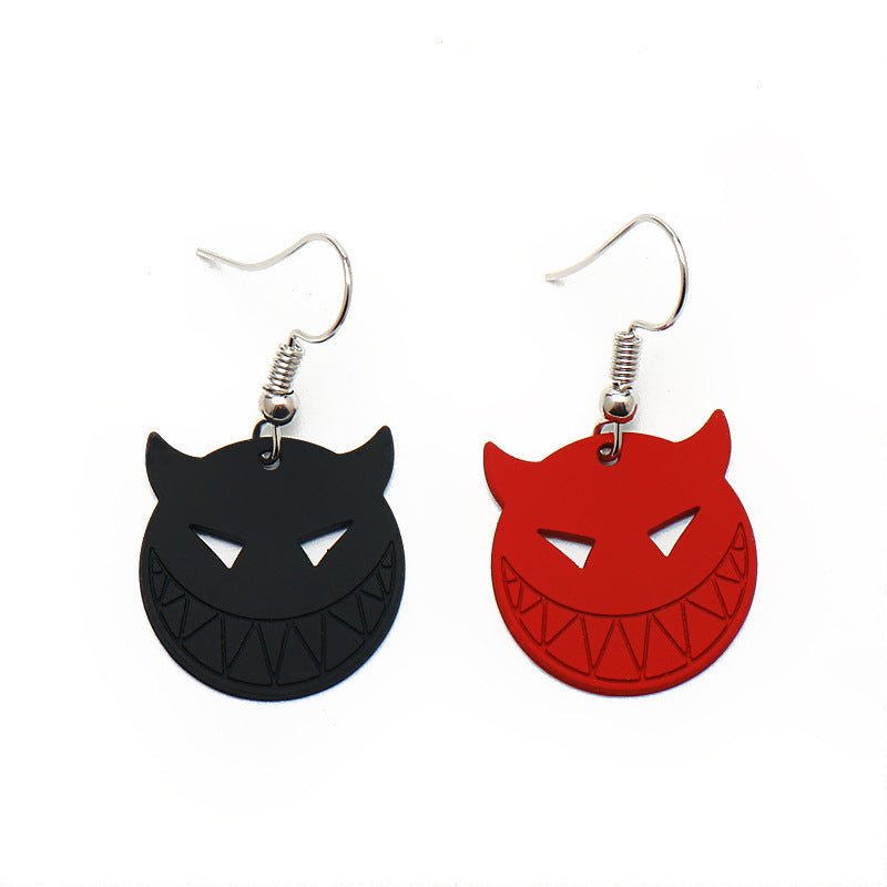 Skull Earrings Pumpkin Cat Ghost-Jewearrings