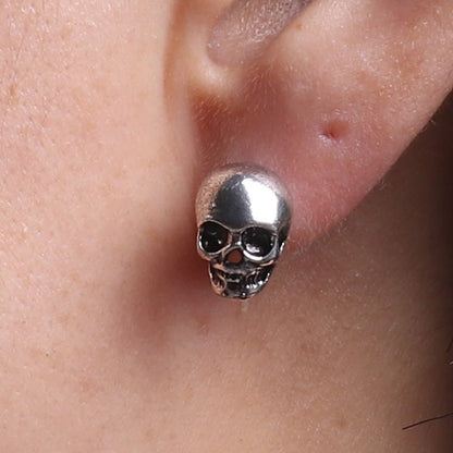 Skull Earrings Retro Skull Eardrops-Jewearrings