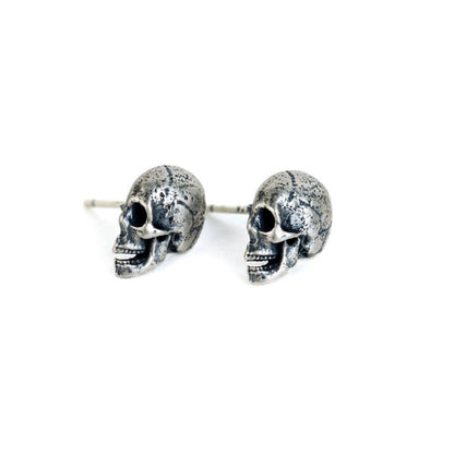 Skull Earrings S925 Creative Distressed-Jewearrings