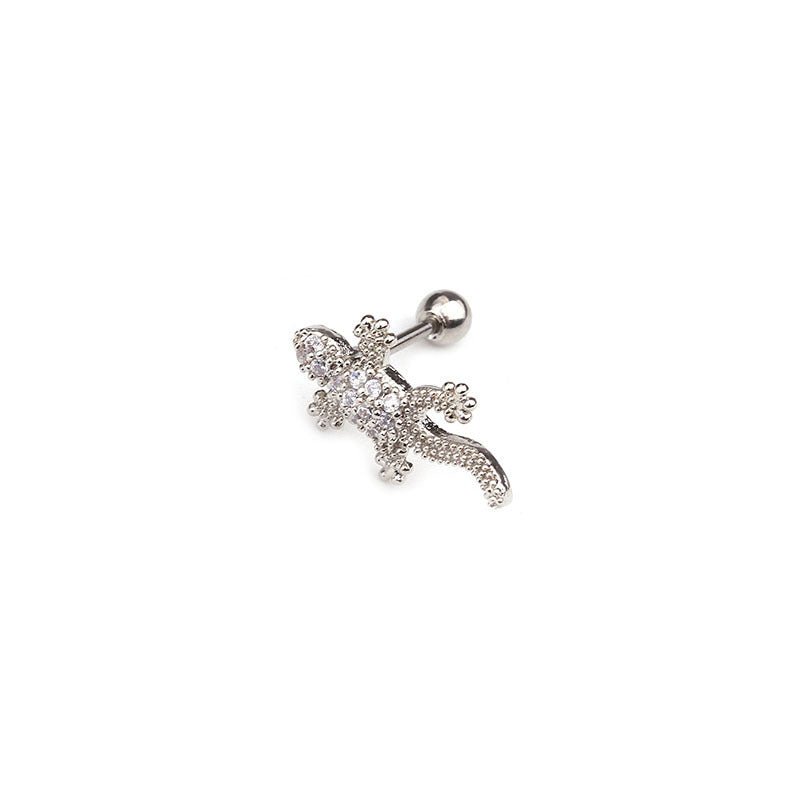 Skull Earrings Stainless Steel Screw-Jewearrings