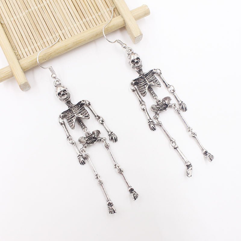 Skull Earrings Vintage Fashion-Jewearrings