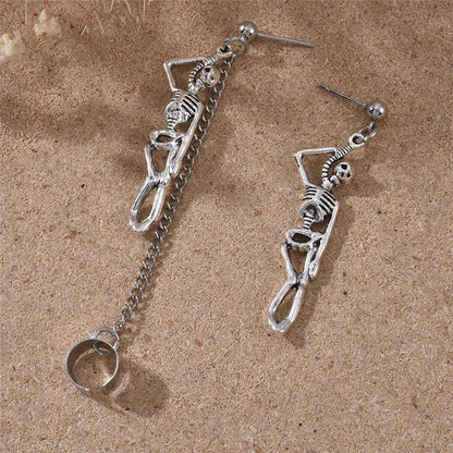 Skull Earrings Women's Vintage Skeleton-Jewearrings