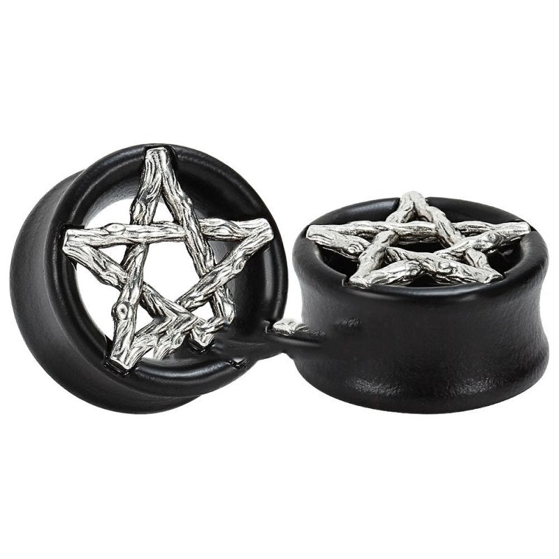 Skull Earrings Wooden Star Alloy-Jewearrings