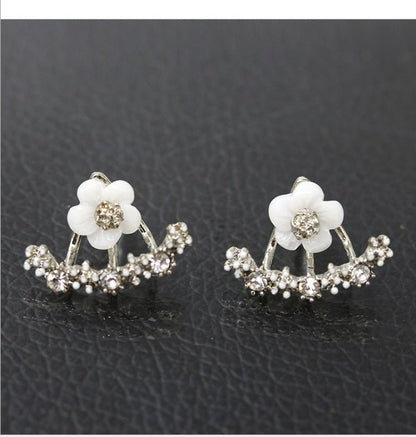 Small Daisy Flower Stud Earrings Chrysanthemum Earrings-Jewearrings