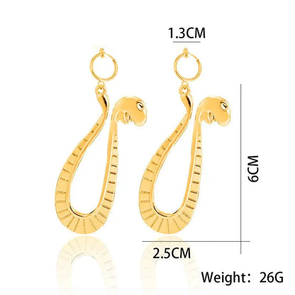 Snake Earrings: Anime Boa Hancock Pendant-Jewearrings