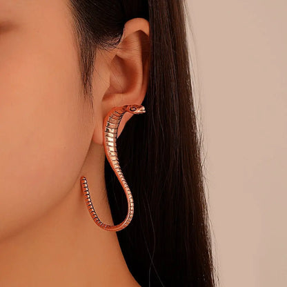 Snake Earrings: Antique Metal Europe & America-Jewearrings