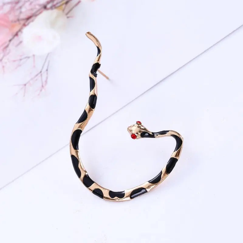 Snake Earrings - Dripping Oil Snake Earrings-Jewearrings