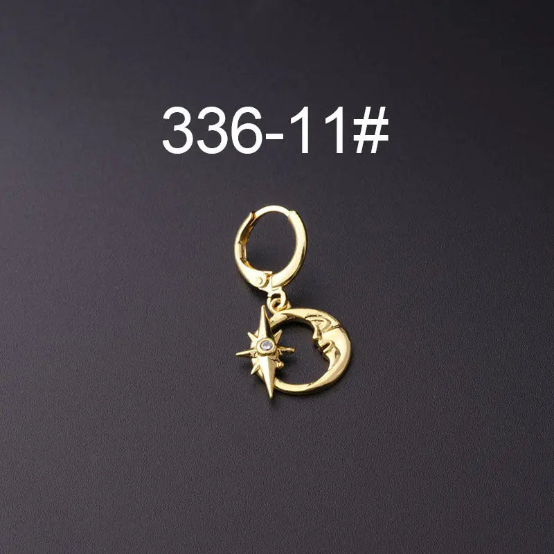 Snake Earrings Fashion Metal Personalized Style-Jewearrings