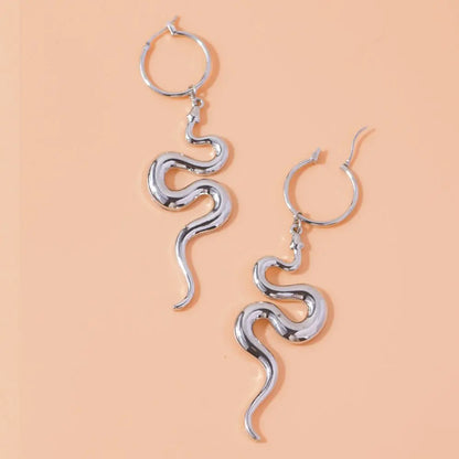 Snake Earrings Fashion Popular Pendant Style-Jewearrings