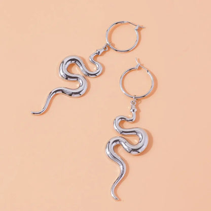 Snake Earrings Fashion Popular Pendant Style-Jewearrings