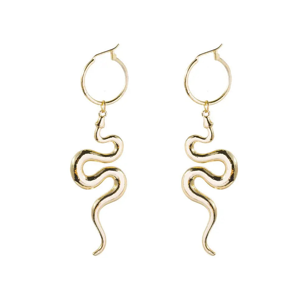 Snake Earrings Fashion Popular Pendant Style-Jewearrings