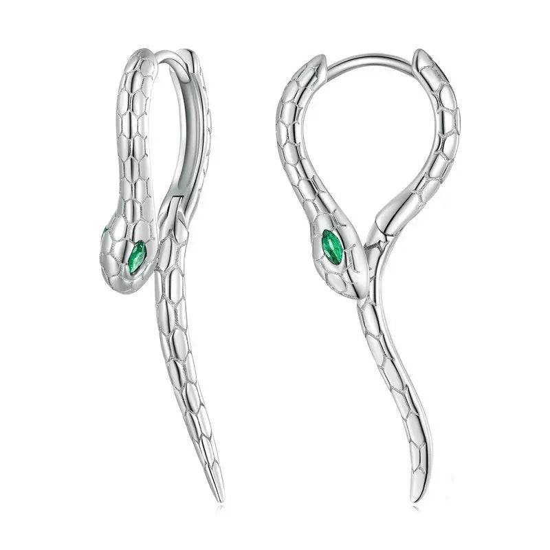 Snake Earrings Fashion Simple Ethnic Style-Jewearrings