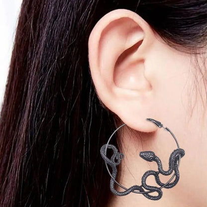 Snake Earrings | Geometric Style-Jewearrings