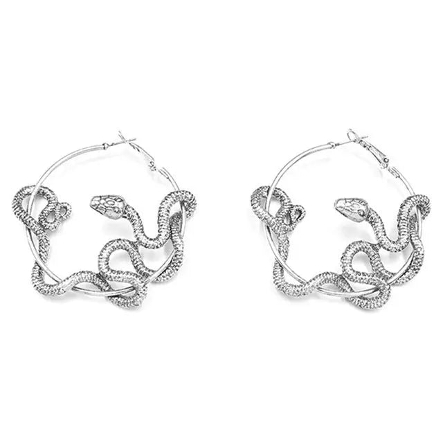 Snake Earrings | Geometric Style-Jewearrings