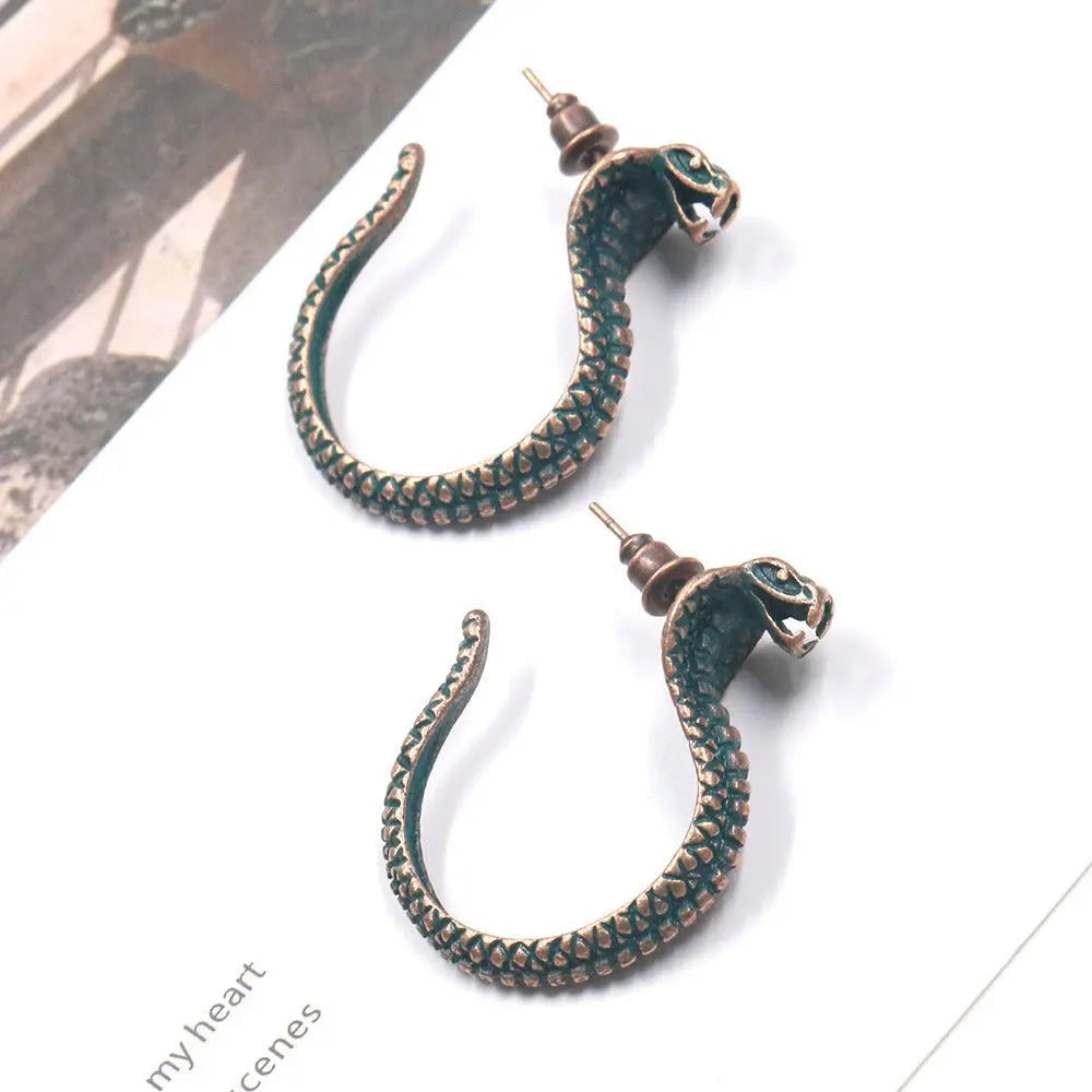 Snake Earrings Individual Snake Earrings-Jewearrings