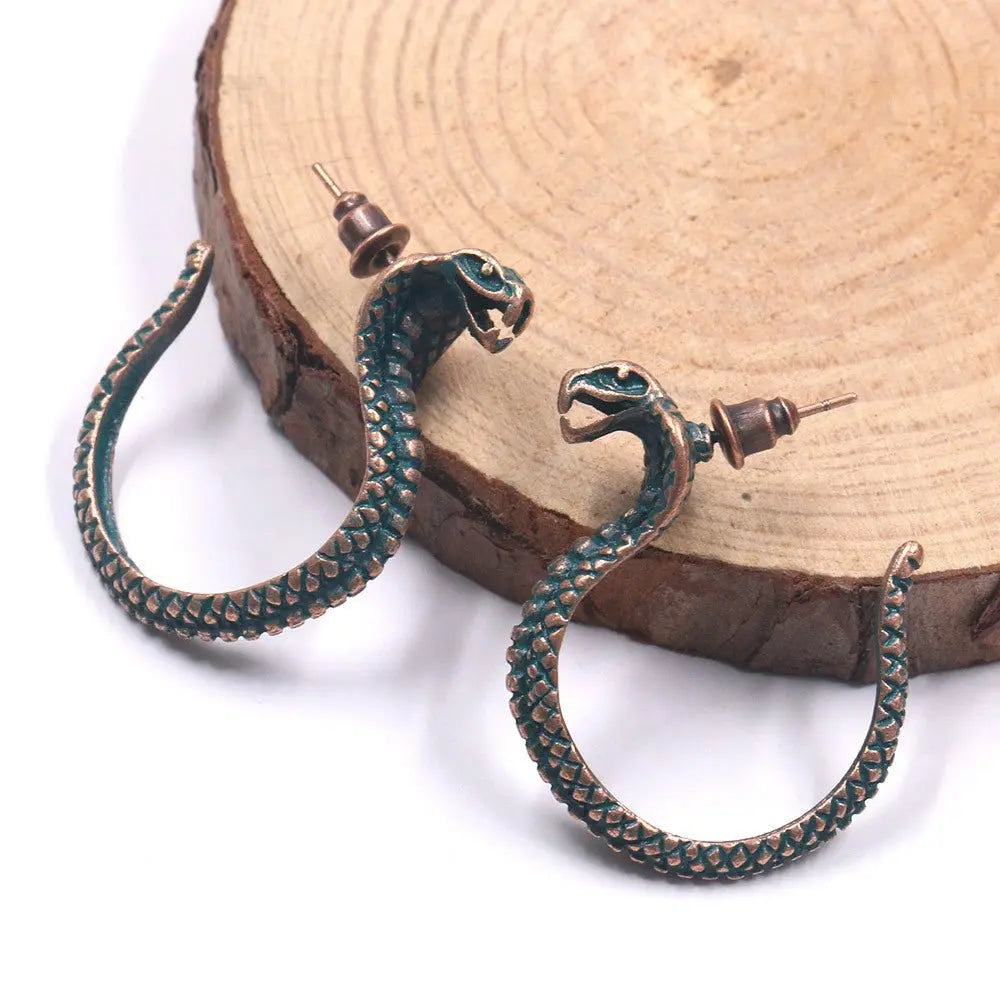 Snake Earrings Individual Snake Earrings-Jewearrings