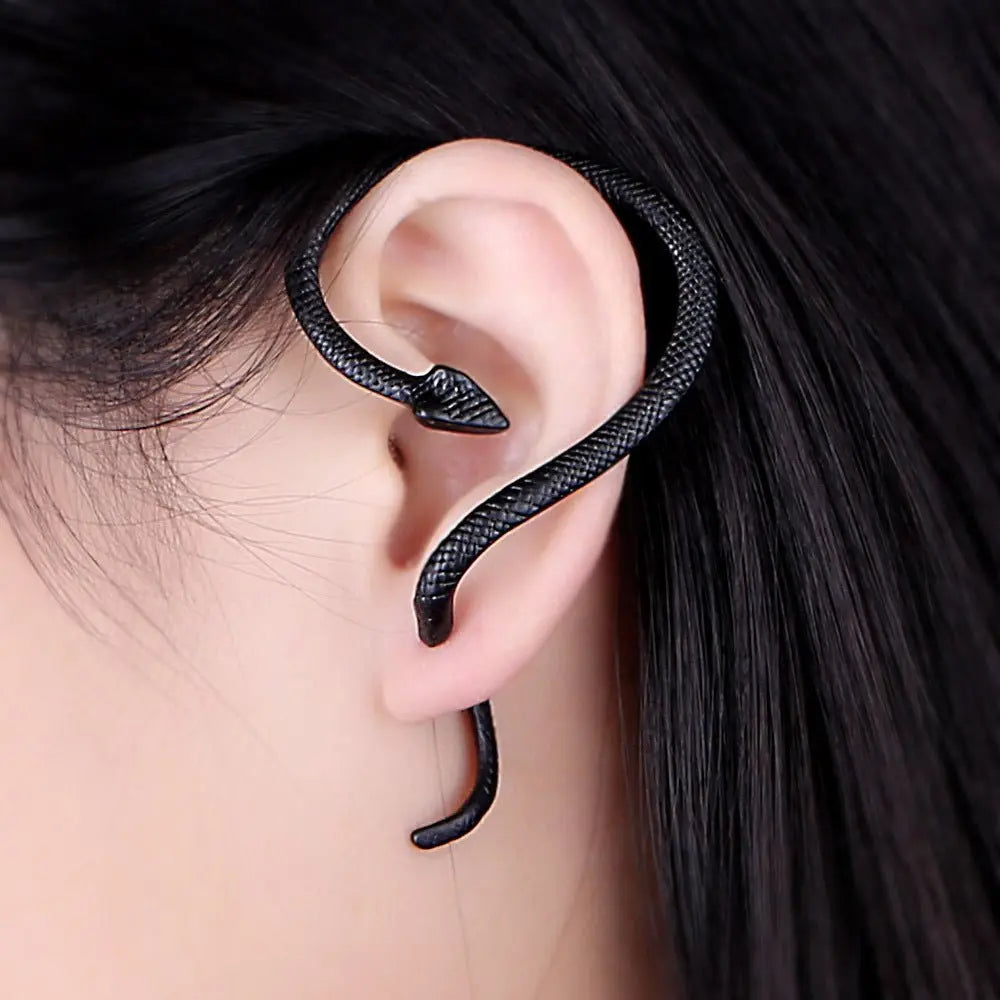 Snake Earrings Individual Winding Snake Earrings-Jewearrings