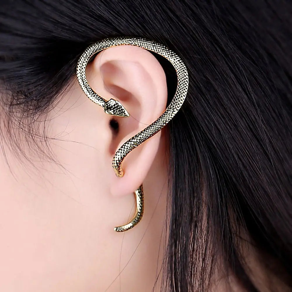 Snake Earrings Individual Winding Snake Earrings-Jewearrings