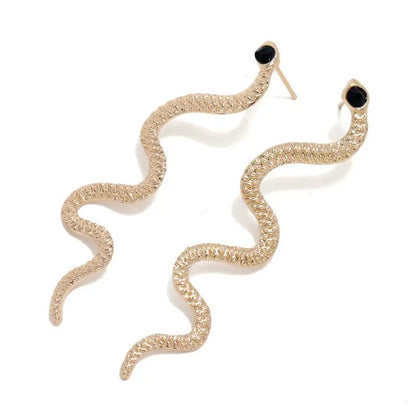 Snake Earrings Ins Design Sense Zodiac Earrings-Jewearrings