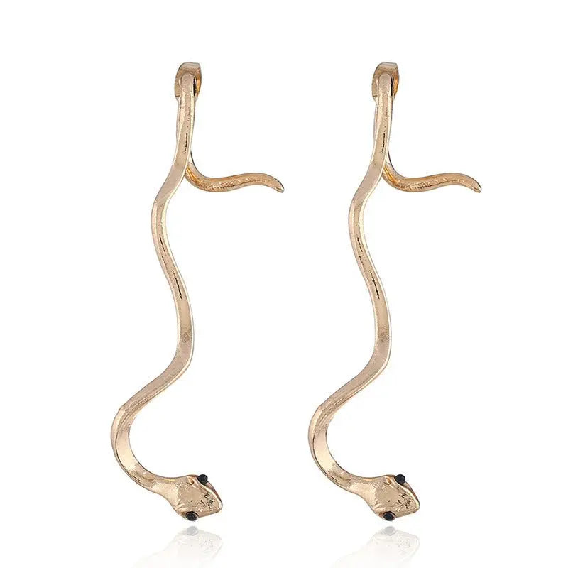 Snake Earrings New Fashionable And Simple-Jewearrings