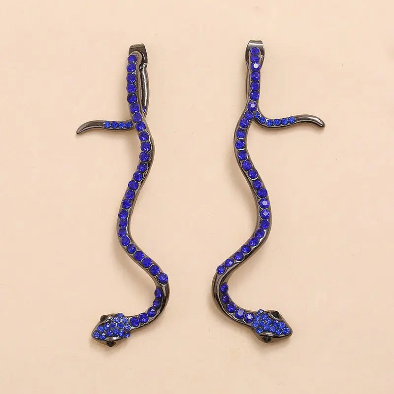 Snake Earrings New Fashionable And Simple-Jewearrings