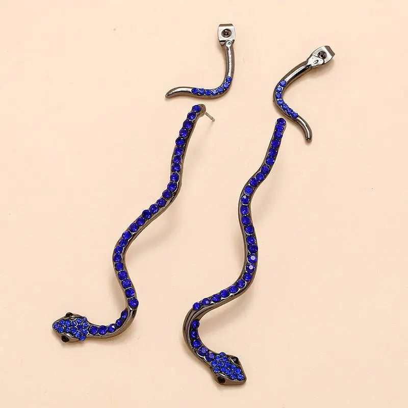 Snake Earrings New Fashionable And Simple-Jewearrings