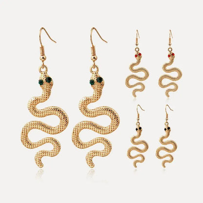 Snake Earrings Personality Exaggerated Fashion-Jewearrings