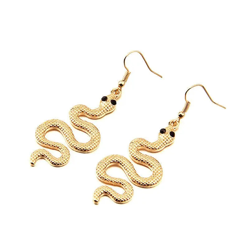 Snake Earrings Personality Exaggerated Fashion-Jewearrings